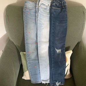 Girls denim jeans lot